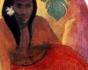 Tahitian Woman - 保罗·高更